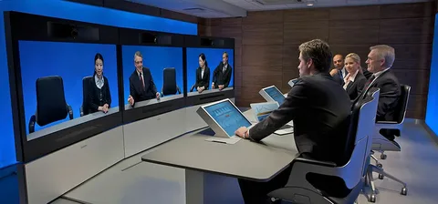 أنظمة الاجتماعات والفيديو كونفرنس